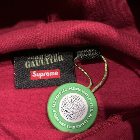 Jean Paul gauthier/Supreme collab 100 % authentic unisex - Picture 3 of 7